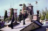 ディズニー５周年記念式典のようす（写真：1988年4月15日、吉野純治撮影）