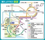 藤沢市の路線図