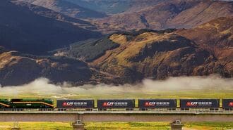 中国発国際貨物列車､不振が示すロシア景気悪化