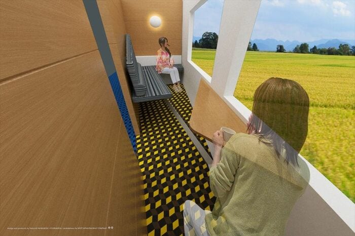 6号車「プレミアムルーム」の内装