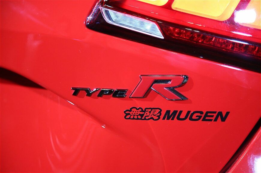無限が展示していたシビック タイプR（筆者撮影）