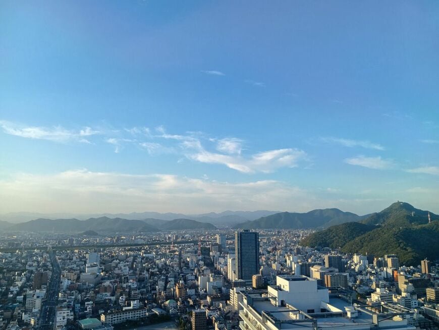 無料展望室からの眺め（写真：筆者撮影）