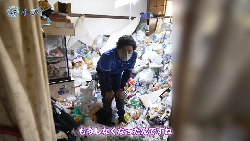 （写真：「イーブイ片付けチャンネル」より）