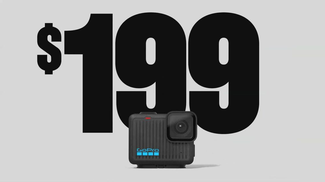 ｢199ドル｣。アメリカ・ゴープロが新製品で驚きの価格を発表した（ユーチューブ映像から）