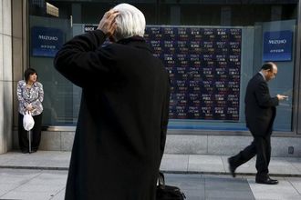 10日の日経平均は3日続落､円高進行を嫌気