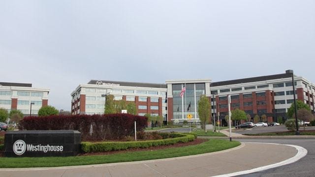 米国ペンシルバニア州にある原発子会社ウェスチングハウスの本社（撮影：富田頌子）
