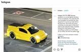 Redditに投稿されたテストカー（写真：teslapro, Instagram）