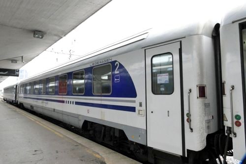 クロアチアの寝台車（2022年 筆者撮影）