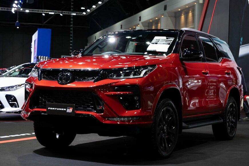 バンコク・インターナショナル・オートサロン2022の会場内（筆者撮影）