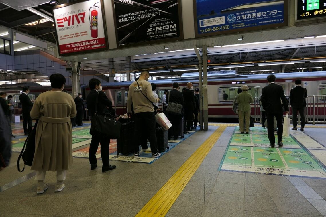 京急品川駅の整列位置