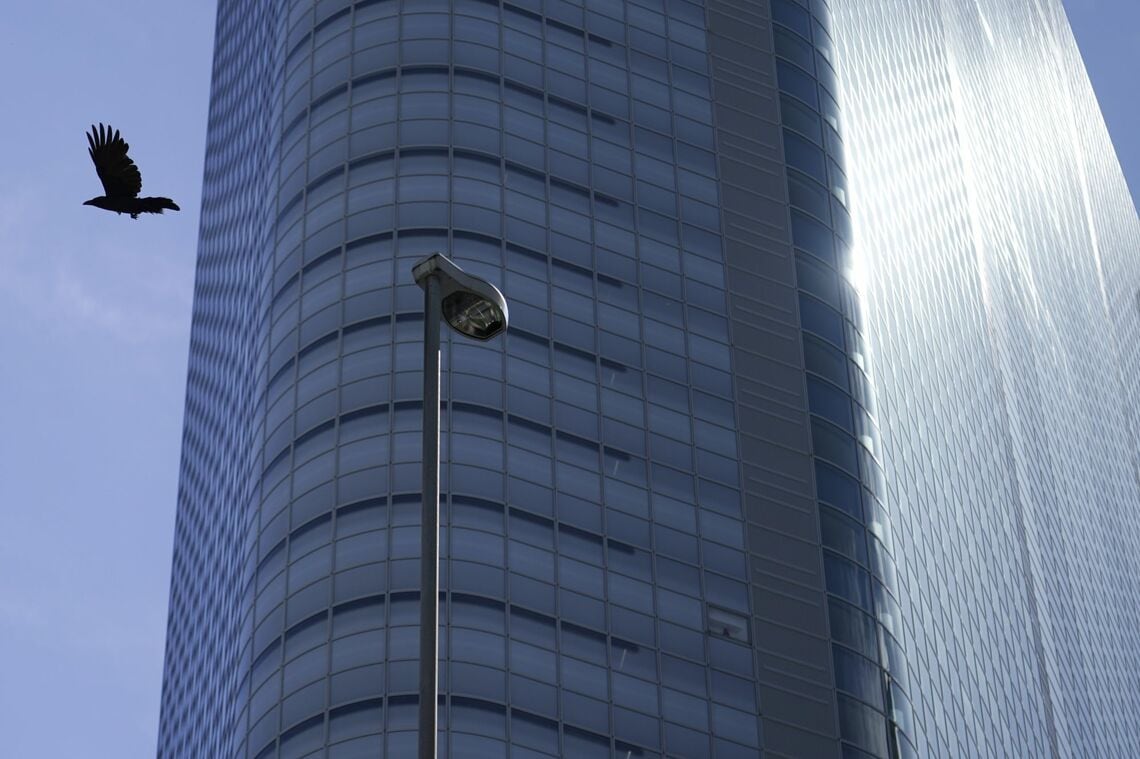 電通本社が入居するビル（東京都港区）Photographer: Toru Hanai/Bloomberg