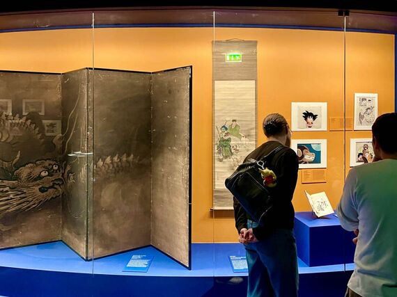 パリのフランス国立ギメ東洋美術館で3月9日に閉幕した展覧会「MANGA まさに芸術！」の様子