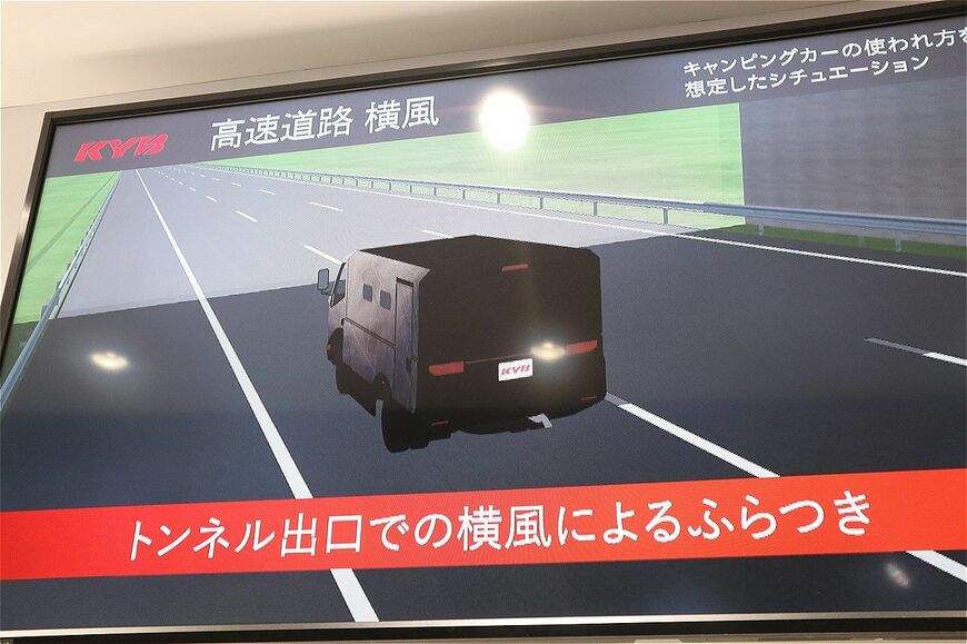 カヤバの東京オートサロン2023出展内容（筆者撮影）