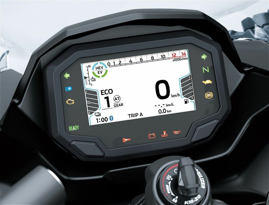 カワサキモータース「ニンジャ7ハイブリッド」（写真：カワサキモータースジャパン）