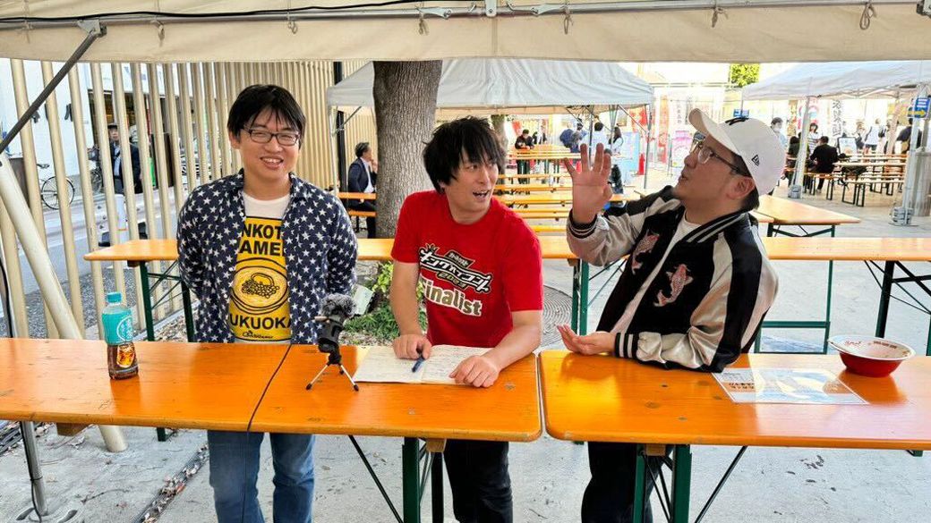 「NRYラーメン大賞」収録の様子（筆者撮影）