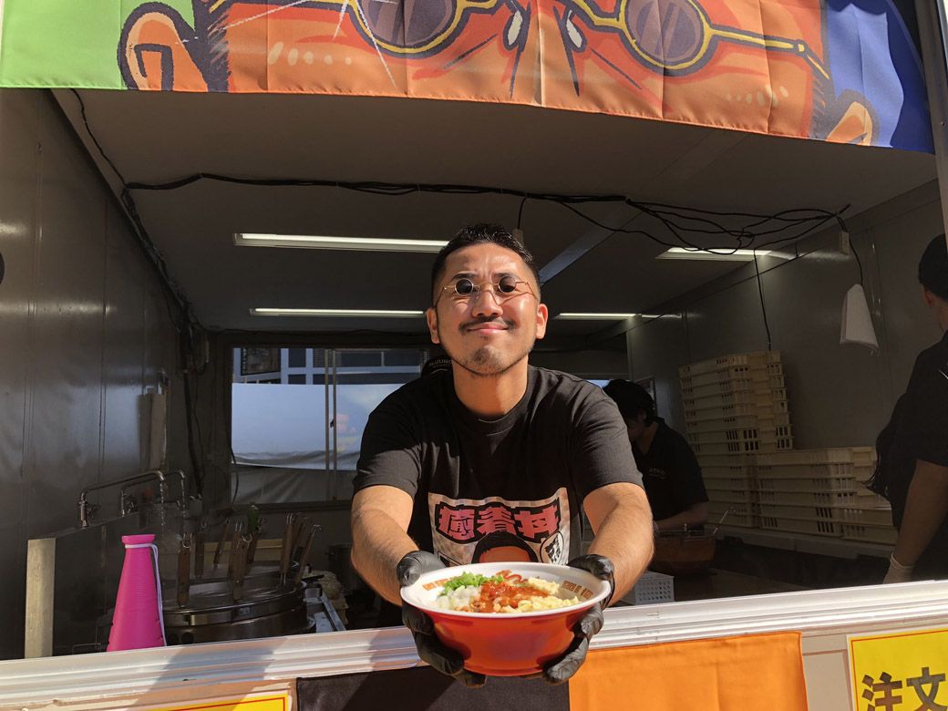 昨年の「大つけ麺博」で初めてラーメンイベントに出店（筆者撮影）