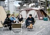 気軽にキャンプの練習ができるcampass大宮（写真／ジェイアール東日本都市開発）