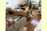 震災後の物が散らばった部屋（写真：週刊女性PRIME編集部）