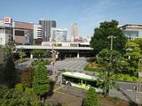 川口駅の西口（記者撮影）