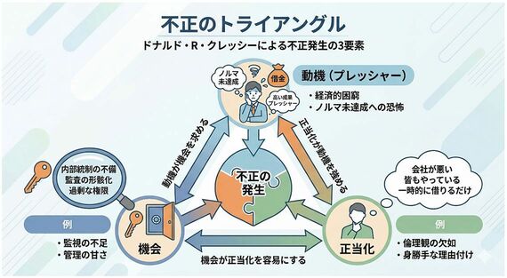 ドナルド・クレッシーによる不正発生の3要素