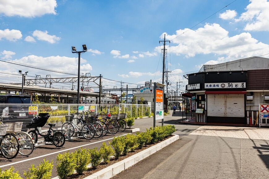 新河岸駅の駅舎があった場所