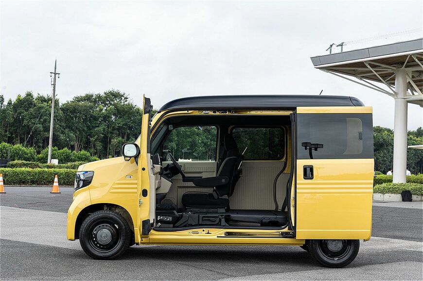 ホンダ「N-VAN e:」のディテール（写真：三木宏章）