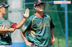 チーム練習に初参加した『ティモンディ』の高岸宏行
