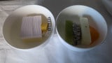 （鄭州からウルムチの機内食）