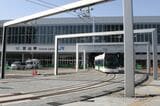 南北接続直後の富山港線富山駅電停付近（筆者撮影）