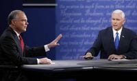 米副大統領候補､税逃れや外交で非難の応酬 テレビ討論会で直接対決