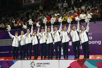 バドミントン女子団体､日本が48年ぶり金 ジャカルタ･アジア大会で