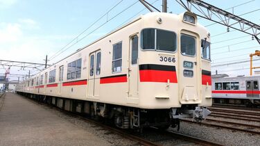 山陽3000系 側面方向幕 旧式 （山陽のレア編成が物語る｢アルミ