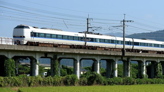 湖西線 サンダーバード 高架