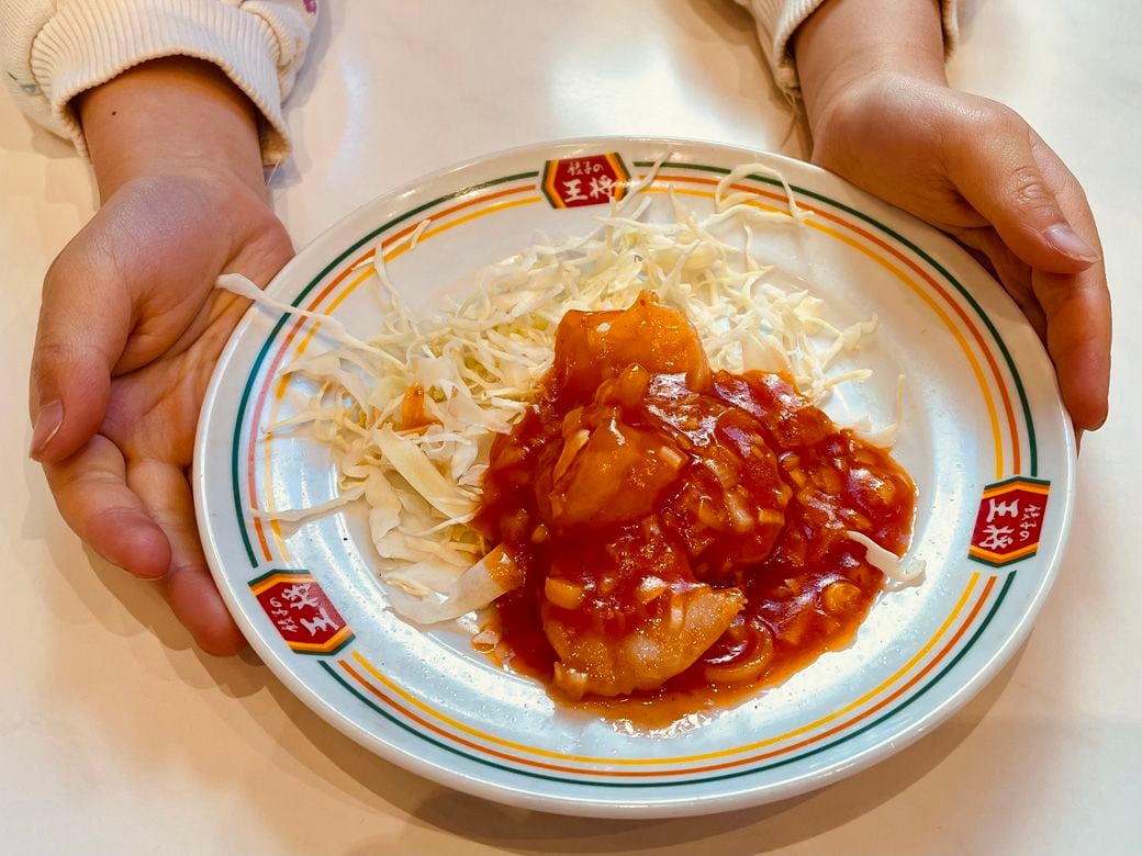 ジャストサイズメニュー「海老のチリソース」