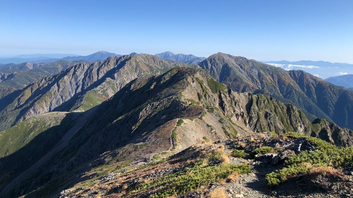 3000m級の山が連なる南アルプスはユネスコの生物圏保存地域（ユネスコエコパーク）に登録されている（写真：山崎由晴氏提供）