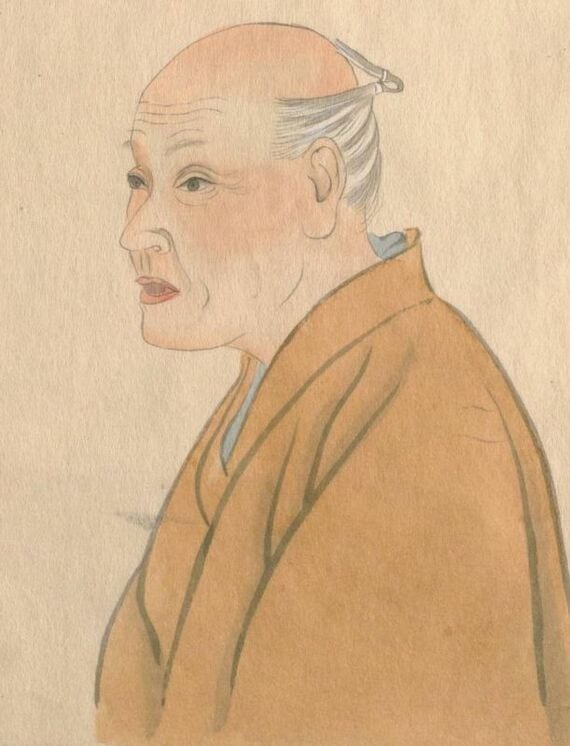 大田南畝肖像画