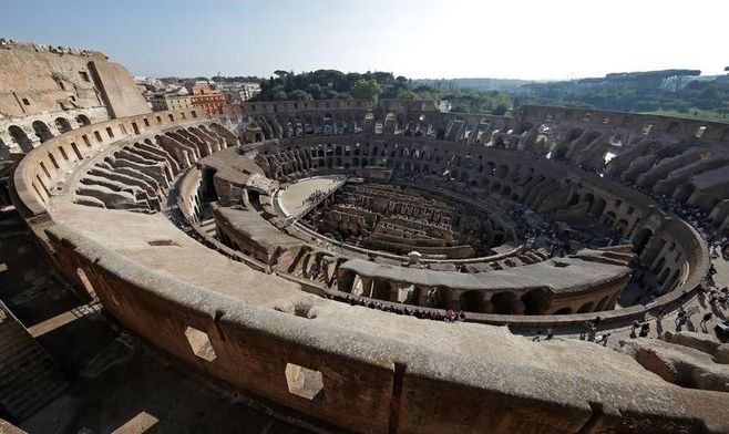 ローマコロッセオ最上階席､40年ぶりに公開