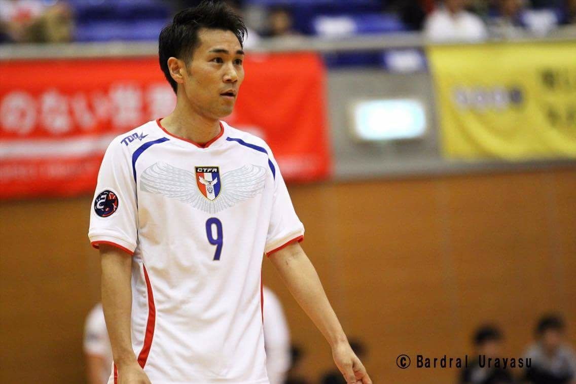 2015年、FIFAフットサルワールドカップアジア予選に出場する台湾代表チームのメンバーに選出された（写真：時国氏提供）