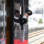 再開記念列車の乗務員