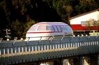 1980年に登場したリニア試験車MLU001。