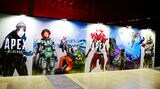 イベント会場に設置された『エーペックス レジェンズ』のパネル