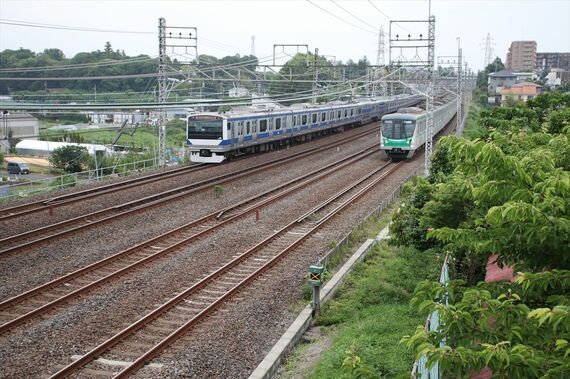 常磐線 直流電化複々線区間