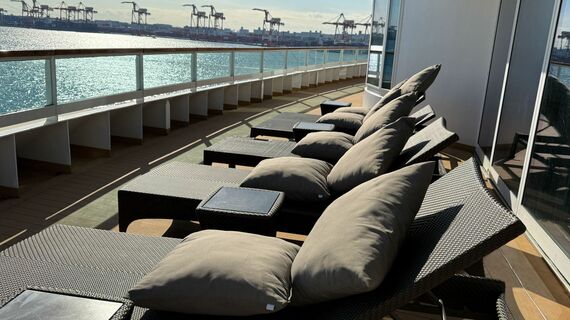 三井オーシャンフジのスパのリラックスルーム