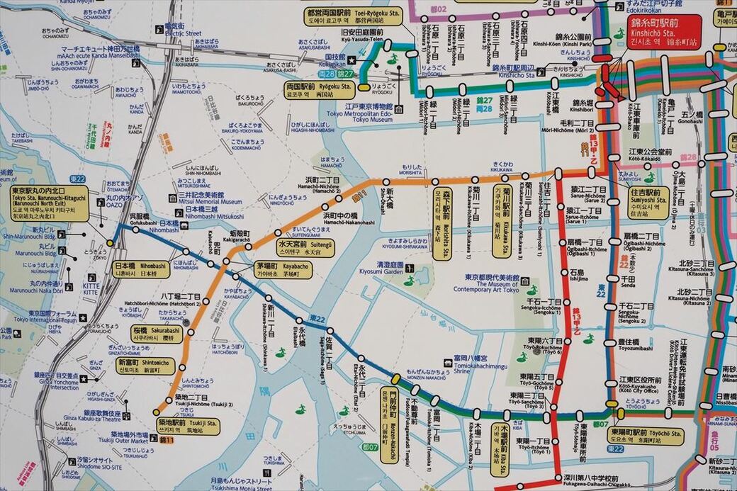 錦糸 町 バス 路線 図 コレクション