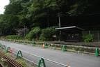 線路の一部が工事用道路になっている