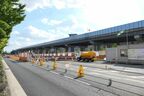 工事車両の入口