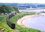 国鉄時代の五能線を走るDE10形牽引の普通列車（撮影：南正時）