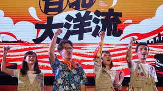 台北でブームを巻き起こしている民進党の沈伯洋・市長候補