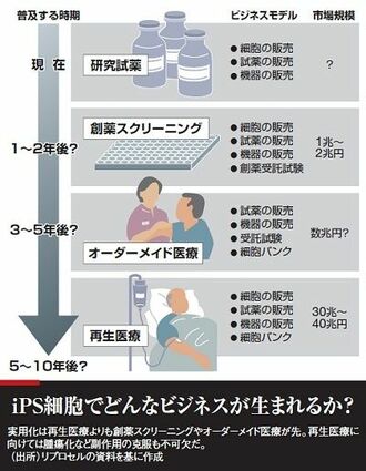 日本は主役になれるか　ｉＰＳ細胞ビジネス