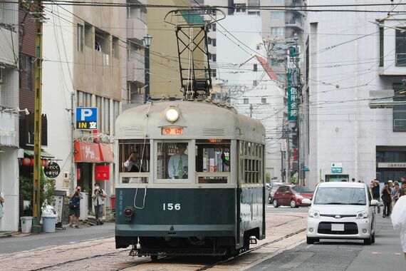 広島電鉄 2025年8月9日 156号記念運行